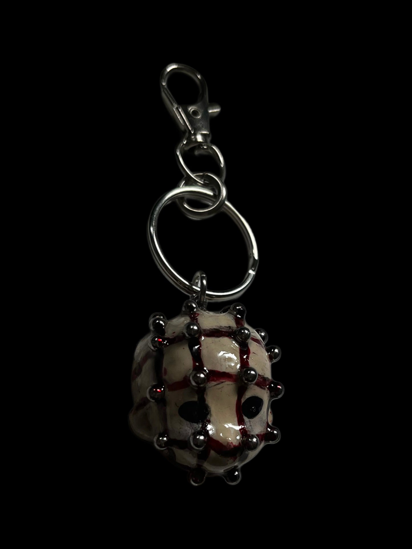 Handmade pinhead keychain