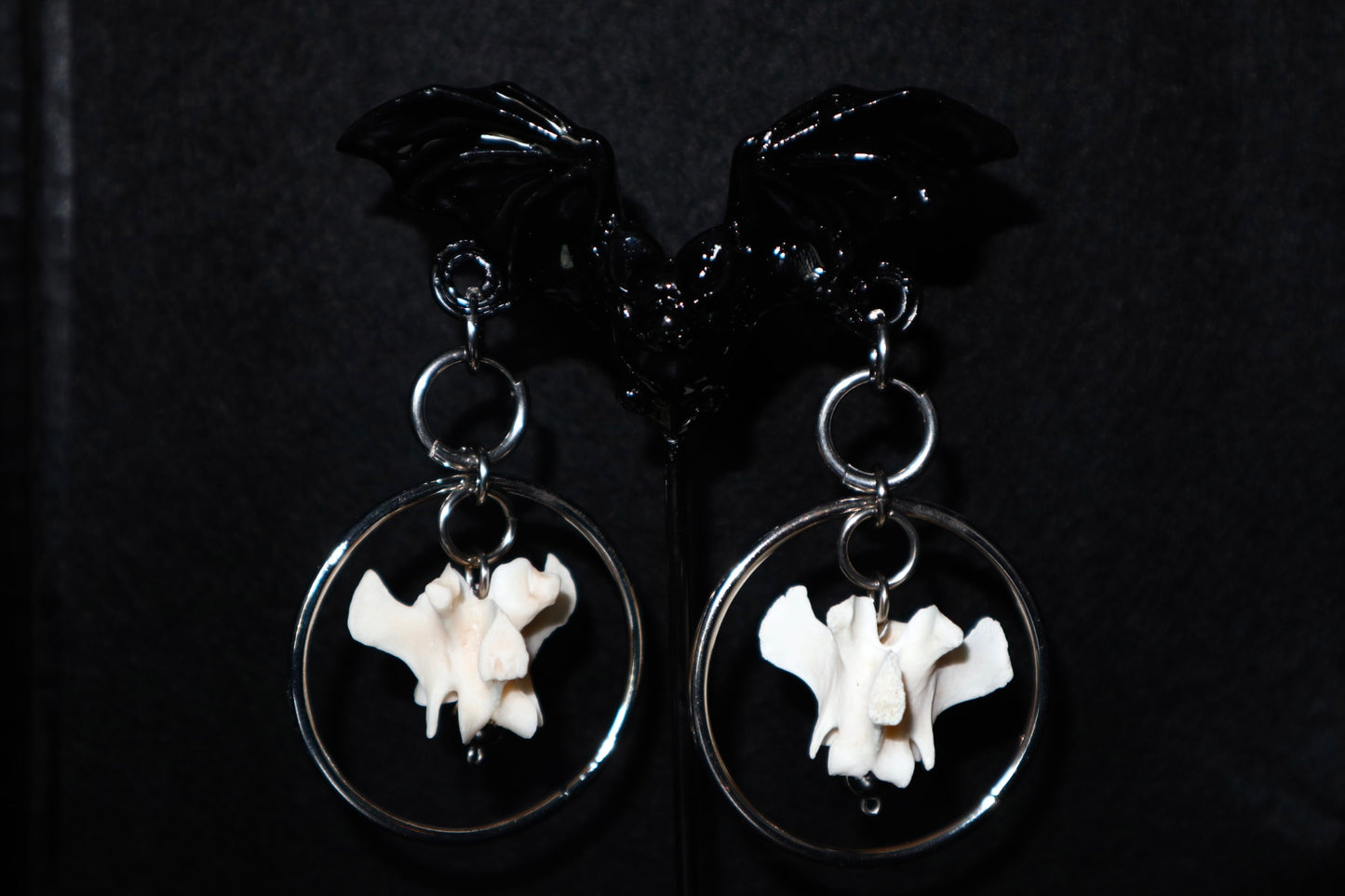 (LARGE) bone hoops