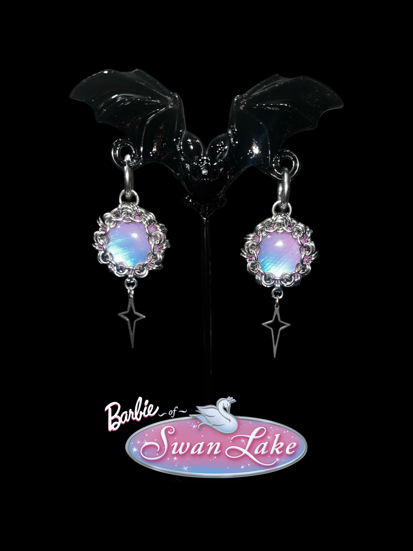 Swan lake earrings