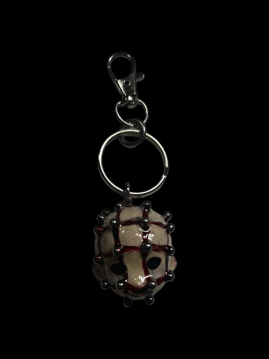 Handmade pinhead keychain