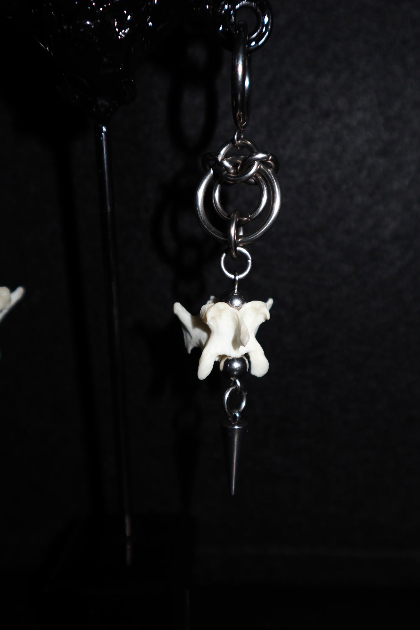 Bone earrings