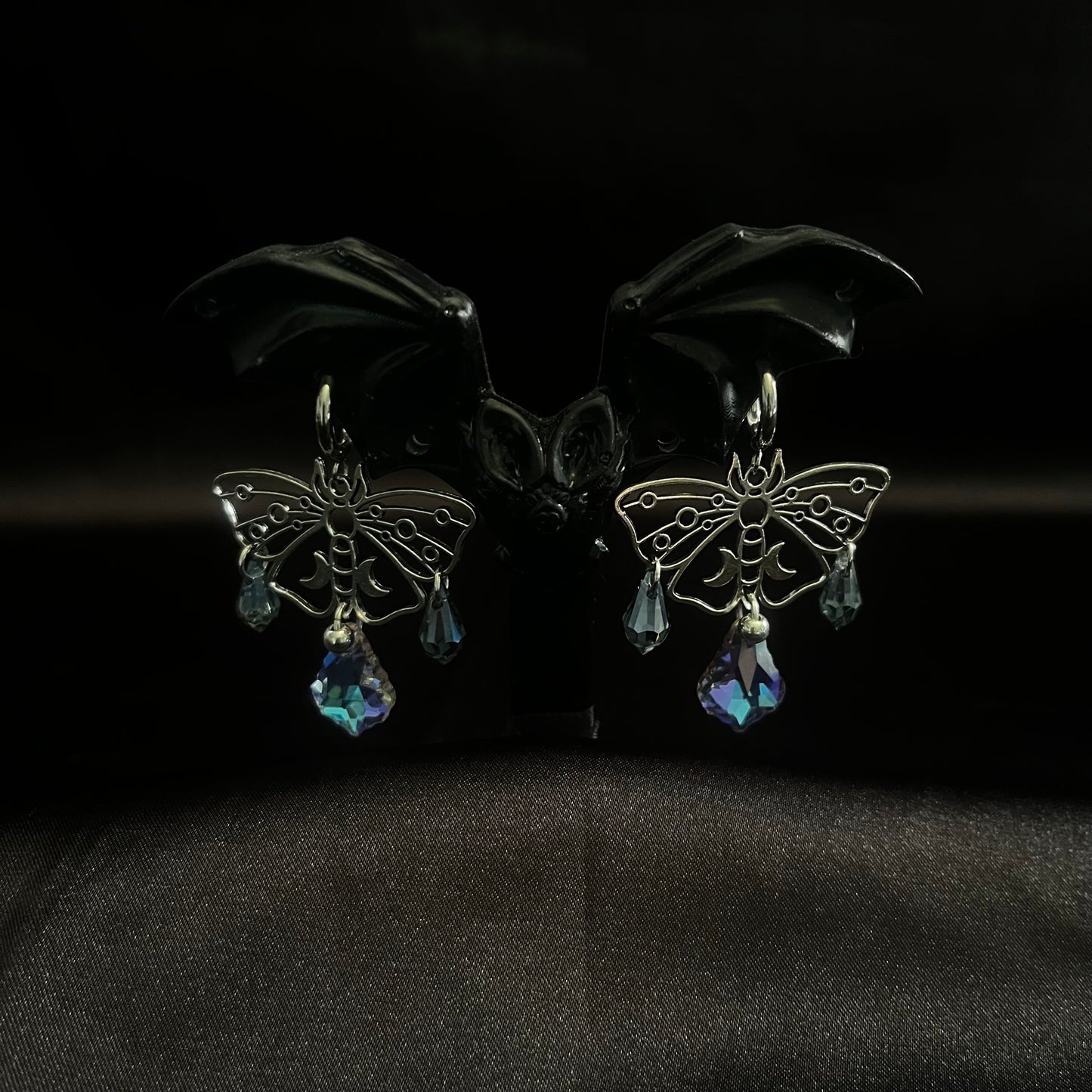 moth earrings