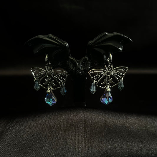 moth earrings